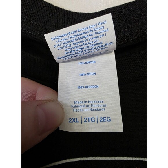 Mimi Claus Women's Long Sleeve Christmas T-Shirt Sz XXL Buffalo Plaid Santa Hat - Picture 3 of 4